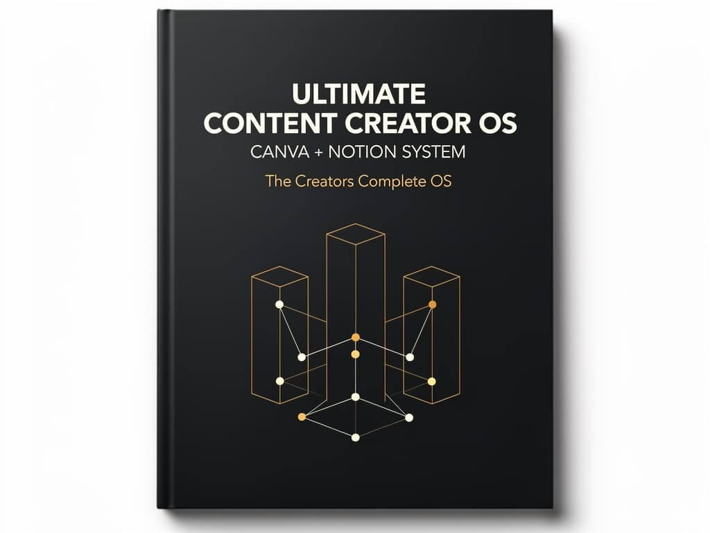 Ultimate Content Creator OS — Notion and Canva system preview