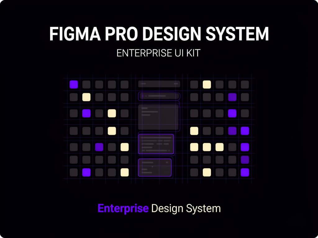 Figma Pro Design System component library preview