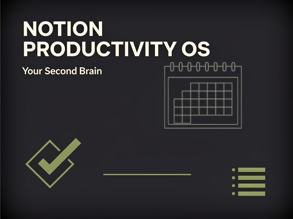 Notion Productivity OS dashboard preview